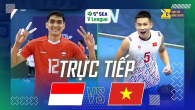 Link trực tiếp bóng chuyền nam SEA V.League hôm nay 12/7: Việt Nam vs Indonesia