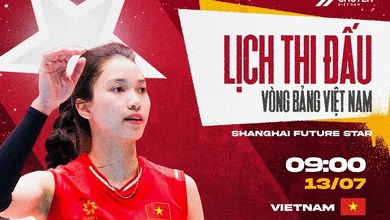 Lịch thi đấu bóng chuyền hôm nay ngày 13/7