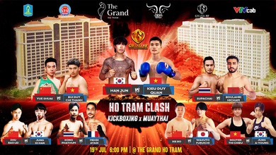 Võ sĩ bất bại Kiều Duy Quân đối đầu kickboxer Hàn Quốc tại Grand Strike Force Vol.3