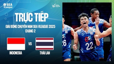 Link trực tiếp Chung Kết bóng chuyền nam SEA V.League hôm nay 20/7: Thái Lan vs Indonesia