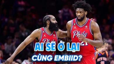 "We Don't Talk Anymore" cùng James Harden: Joel Embiid cô độc đến đau lòng ở Philadelphia 76ers