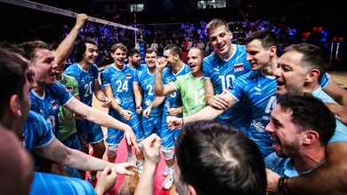 Bóng chuyền Slovenia gây sốc tại VNL 2025, biến đội tuyển Pháp thành cựu vương