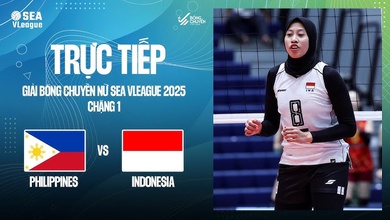 Link trực tiếp bóng chuyền nữ SEA V.League hôm nay 3/8: Indonesia vs Philippines