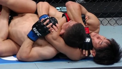 Tài năng MMA Nhật Tatsuro Taira thực hiện cú "bẻ hàm" cực hiếm ở UFC