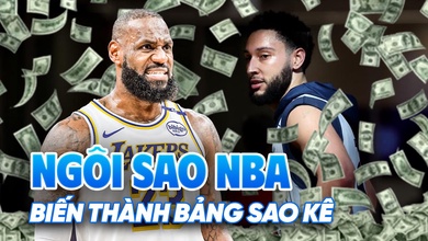 Khi ngôi sao NBA biến thành những bảng "sao kê di động": Cái giá của sự minh bạch