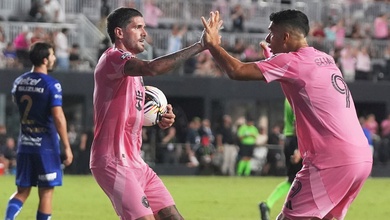 Suarez và De Paul toả sáng đưa Inter Miami vào tứ kết Leagues Cup