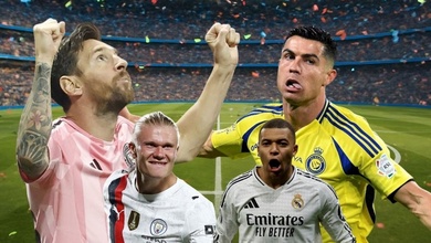 Messi cạnh tranh khốc liệt với 3 ngôi sao trong danh sách ghi bàn hàng đầu 2025