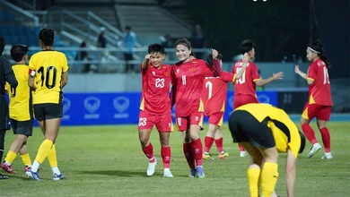 Trực tiếp Nữ Việt Nam 8-0 Nữ Malaysia: Thái Thị Thảo lập hattrick