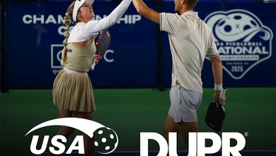 DUPR trở thành đối tác xếp hạng chính thức của USA Pickleball