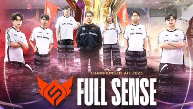 Chung kết AIC 2025: Full Sense trở thành tân vương của Liên Quân Mobile thế giới