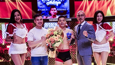 Lưu Đức Mạnh tung cú đá thần sầu, hạ gục cao thủ Hàn Quốc ở AFC 39