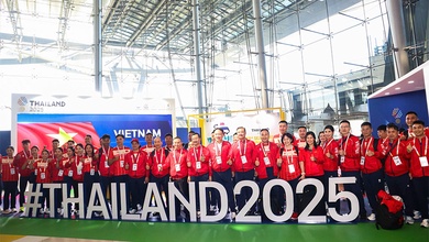 Đoan thể thao Việt Nam chính thức đặt chân đến Thái Lan, sẵn sàng cho SEA Games 33