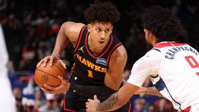 Ứng viên MIP Jalen Johnson lập cú đúp triple-double trong 2 ngày, gánh vác Atlanta Hawks