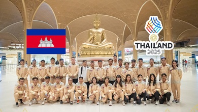 Campuchia đã đến Thái Lan dự SEA Games 33, gửi thông điệp tích cực giữa căng thẳng biên giới