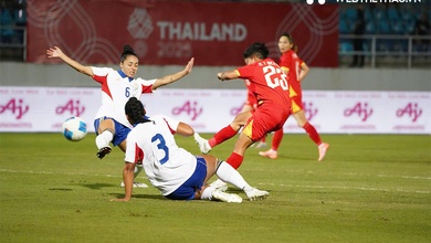 Trực tiếp nữ Việt Nam 0-0 nữ Philippines: Đội bóng áo đỏ làm chủ thế trận