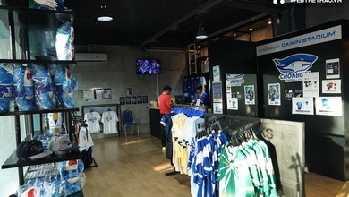 Một góc nhỏ xinh xắn ở sân đấu mang đến may mắn cho đội tuyển nữ Việt Nam