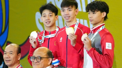 Huy Hoàng và Anh Tuấn giành HCV và HCB bơi 1500m tự do tại SEA Games