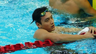 Kình ngư 17 tuổi Trần Văn Nguyễn Quốc suýt gây sốc ở nội dung bơi 200m tự do