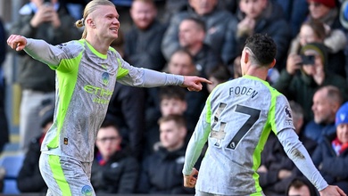 Bảng xếp hạng Ngoại hạng Anh sau khi Man City thắng 4 trận liên tiếp