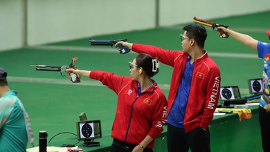 Trực tiếp SEA Games 33 sáng ngày 15/12:  Thu Vinh - Quang Huy giành HCB bắn súng