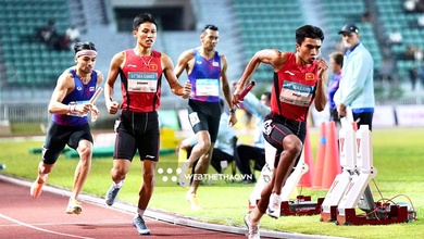 Phá cả kỷ lục quốc gia lẫn SEA Games 4x400m nam, Điền kinh Việt Nam suýt lật đổ Thái Lan trên Thái Lan