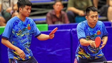 Nguyễn Đức Tuân – Đoàn Bá Tuấn Anh giành HCĐ bóng bàn đôi nam tại SEA Games 33