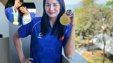 Thanh Bảo - Mỹ Tiên viết nên câu chuyện tình ấm áp tại SEA Games 33