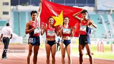 Đội tuyển điền kinh Việt Nam nhận "mưa tiền thưởng" chiều nay