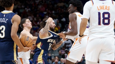 NBA ra án phạt sau màn "đấu võ đài" trên sân bóng rổ: Jose Alvarado và Mark Williams lĩnh án treo giò