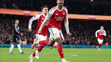 Bảng xếp hạng Ngoại hạng Anh sau khi Arsenal thắng đậm Aston Villa