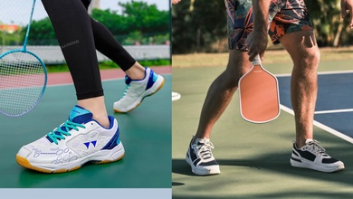 Giày pickleball và cầu lông: Sự khác biệt quan trọng ảnh hưởng đến trải nghiệm 