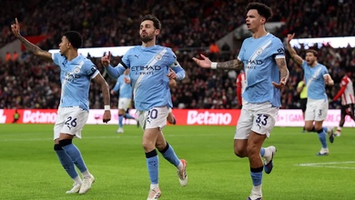 Bảng xếp hạng Ngoại hạng Anh sau khi Man City bị cầm hoà
