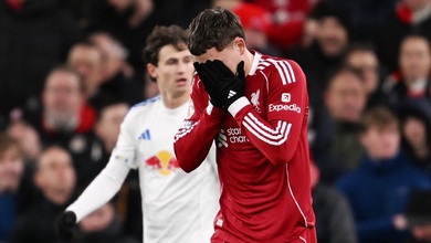 Liverpool khởi đầu năm 2026 đáng thất vọng trước đội mới lên hạng