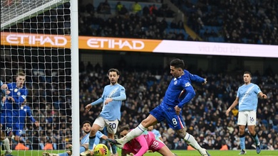 Bảng xếp hạng Ngoại hạng Anh sau khi Man City bị chia điểm