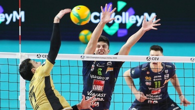 Lube bước vào trận Champions League tại Bỉ mà không có Alex Nikolov