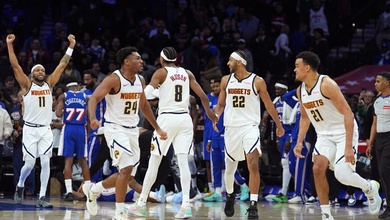 Denver Nuggets lập kỳ tích: Đội hình dự bị đánh bại "Superteam" Philadelphia 76ers trong hiệp phụ