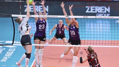 Zeren Spor thắng áp đảo Dresden SC, khẳng định tham vọng ở CEV Champions League nữ