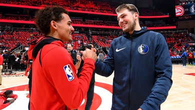 Luka Doncic nói gì khi "kỳ phùng địch thủ" Trae Young rời Atlanta?