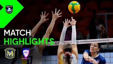 Highlight bóng chuyền CEV Champions League: Maritza PLOVDIV vs. LEVALLOIS PARIS Saint