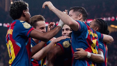 Barcelona nhận được bao nhiêu tiền thưởng sau khi đoạt Siêu cúp Tây Ban Nha?