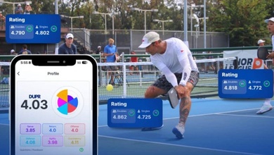 DUPR bắt tay PB Vision, ứng dụng AI nâng tầm hệ thống xếp hạng pickleball