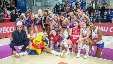 Milano lội ngược dòng trước Monviso, kéo dài chuỗi thắng tại Serie A1