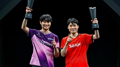 Jang Woojin và Cho Daeseong đăng quang đôi nam tại WTT Star Contender Doha 2026