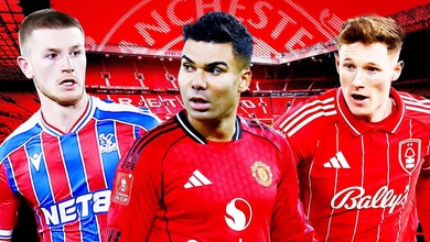 Danh sách chuyển nhượng 4 cầu thủ mà MU nhắm đến để thay thế Casemiro được tiết lộ