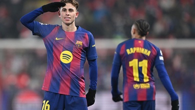 Fermin Lopez bất ngờ trở thành chân sút số 1 của Barcelona ở Champions League