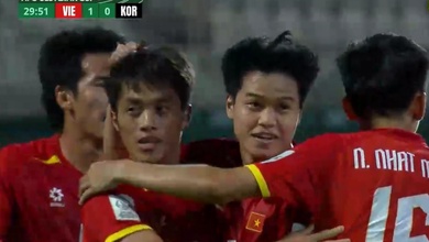 Quốc Việt ghi bàn, U23 Việt Nam vượt kỷ lục Thường Châu năm 2018