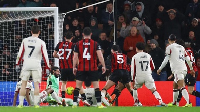 Bảng xếp hạng Ngoại hạng Anh sau khi Liverpool thua trận thứ 7