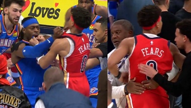Hỗn chiến NBA: 40 người lao vào can ngăn vụ ẩu đả liên quan đến đội đương kim vô địch OKC