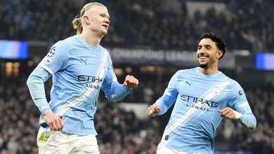 Haaland chấm dứt cơn khát bàn thắng, giúp Man City tránh khỏi vòng play-off Champions League