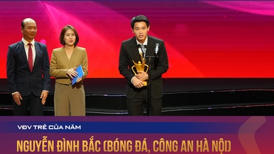 Đình Bắc đoạt danh hiệu VĐV Trẻ của năm Cúp Chiến thắng 2025